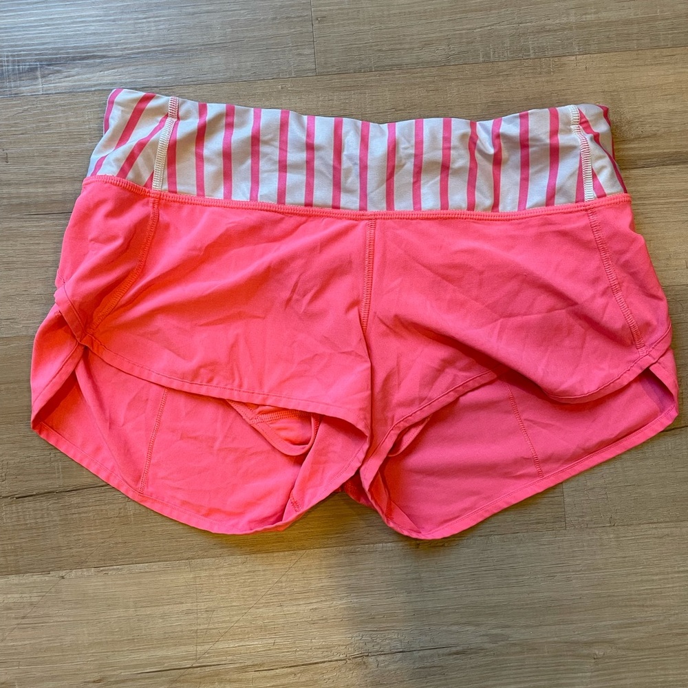 Lululemon speed up shorts.